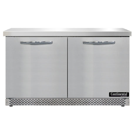 Continental Refrigerator SWF48N-FB Work Top Freezer Front Breather 48"W