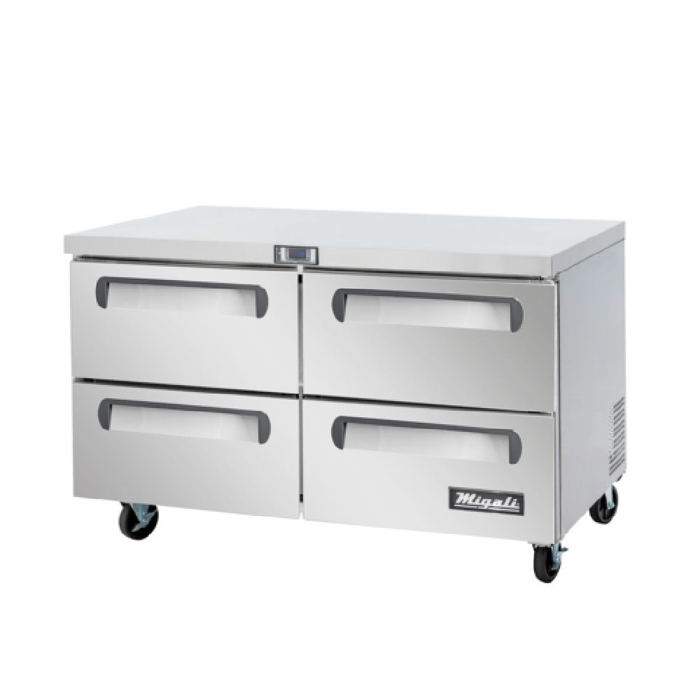 Migali Industries C-U60R-D-HC Work Top Refrigerator Undercounter 60 ...