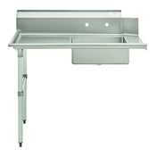 Hubert 20211 - Kratos Soiled/Dirty Dishtable, 60"W X 30"D X 44-3/4"H, (1) Bowl