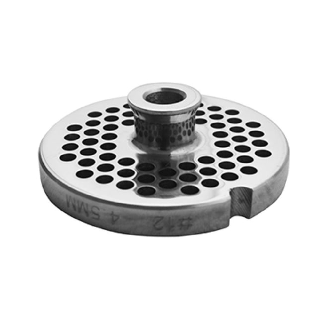 Uniworld Food Service Equipment SS812GP3/16-H Grinder Plate With Hub #123/16" Stainless Steel