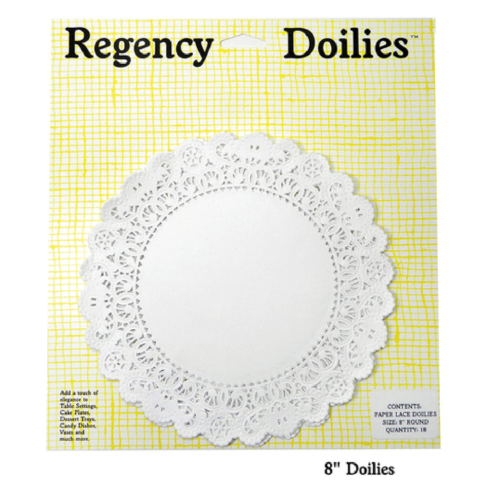 Harold Import Co. RW22 Regency Doilies 8" Round