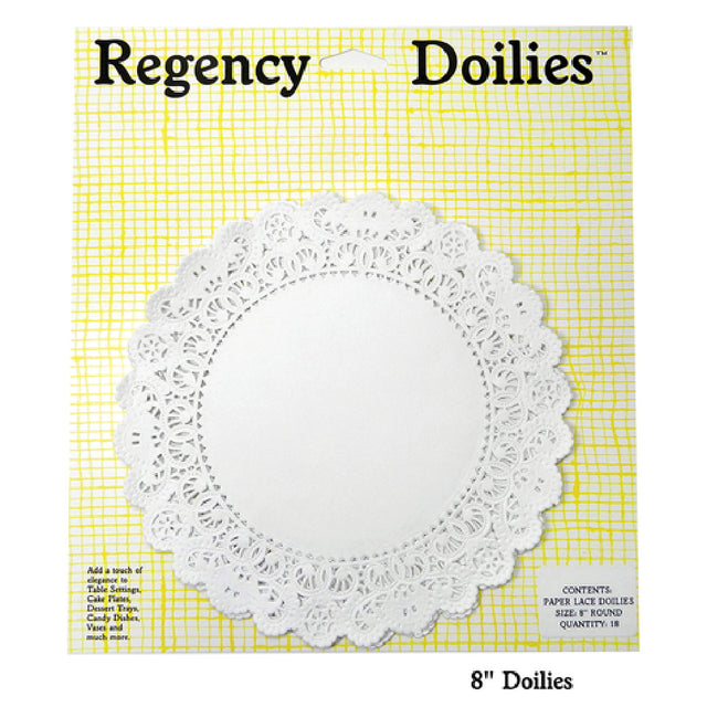 Harold Import Co. RW22 Regency Doilies 8" Round