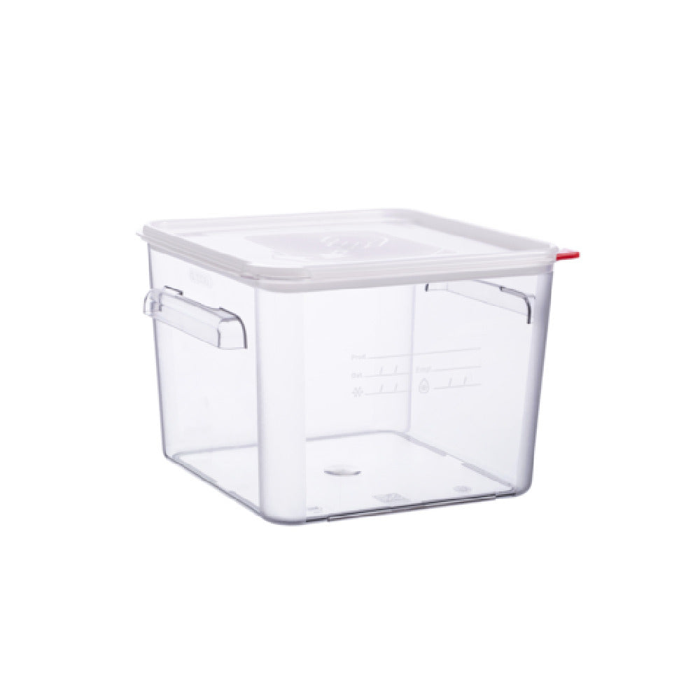 Carlisle 31855 Araven Food Storage Container 12.6 Qt. 11-1/4"W X 11-1/4"D X 8-1/4"H