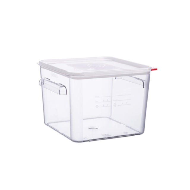 Carlisle 31855 Araven Food Storage Container 12.6 Qt. 11-1/4"W X 11-1/4"D X 8-1/4"H