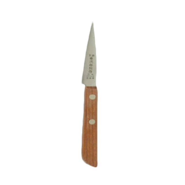 Thunder Group JAS013090 Carving Knife 3-1/2" Blade Riveted Wood Handle