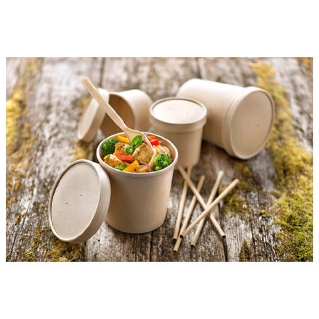 PacknWood 210SOUPK8K - Grab & Go Soup Cup, 8 Oz., 3.6" Dia. X 2.3"H