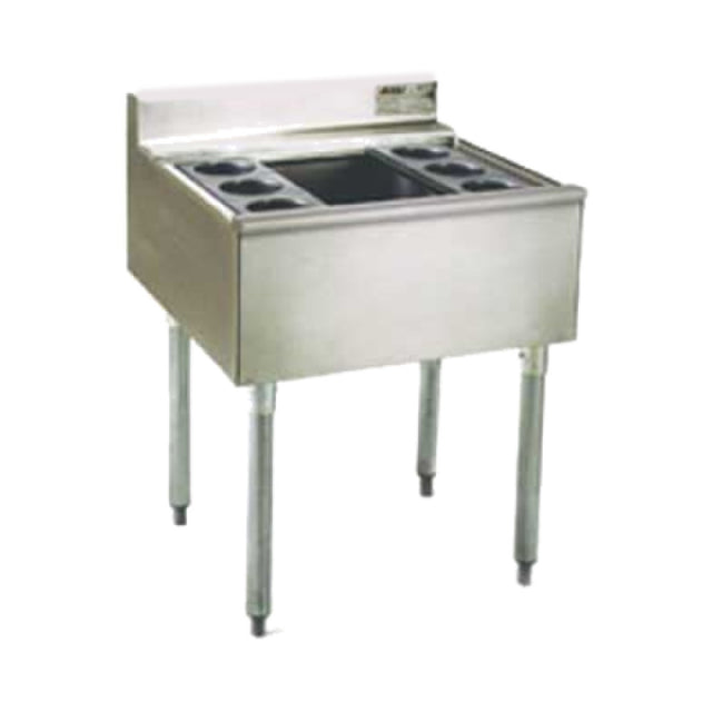 Eagle B2CT-22-7-X 2200 Series Underbar Cocktail Unit Modular With 7-circuit Cold Plate