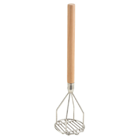 Winco PTM-18R Potato Masher 4" Dia. Round