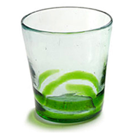 Orion Trading & Design G6002-SPG Serpentine Double Old Fashion Glass 12 Oz. 3-1/2" Dia. X 4"