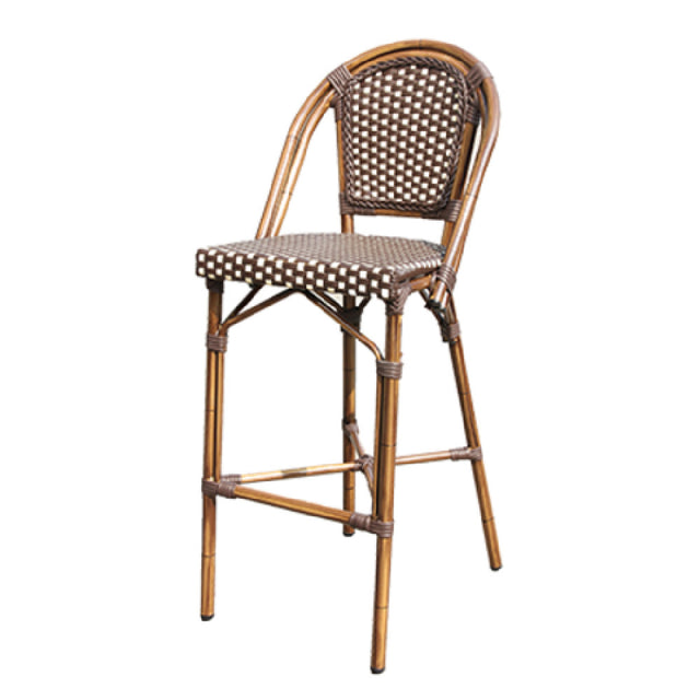 Plantation Prestige Commercial Furniture 2140300-0270 Cayman Bar Stool Stackable Armless