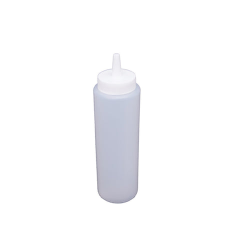 CAC China SQBT-8C Squeeze Bottle 8 Oz. Open Tip And Leak Proof Cap