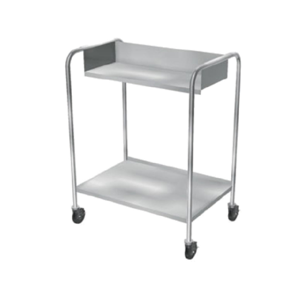 Duke 96 AeroServ™ Portable Tray Stand 31"W X 20"D X 41"H 14 Gauge Stainless Top & Bottom Shelves