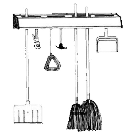 Franklin Machine Products 262-1068 Unger® Storage Room Organizer 36"L With Mounting Hardware