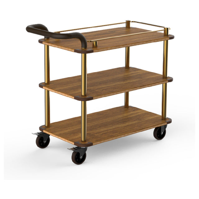 Steelite MGCRNX02BBXX Mogogo Buffet Solutions Roll'n Service Cart 41-1/2" X 21" X 36"H