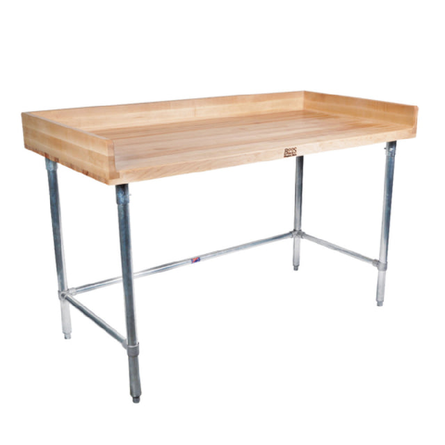 John Boos DSB12 Work Table Baker's Top 60"W X 36"D X 39-1/4"H Overall Size