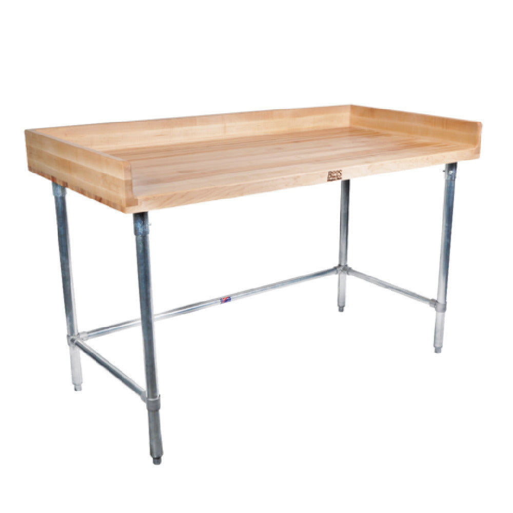 John Boos DSB15 Work Table Baker's Top 120"W X 36"D X 39-1/4"H Overall Size