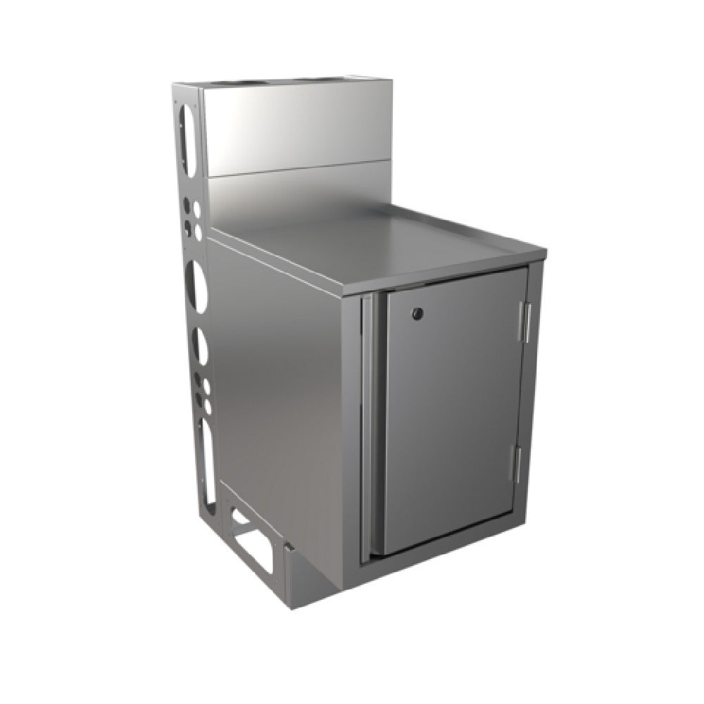 BK Resources UBC-DW-21-W18HL Top Shelf Underbar Cabinet Flat Top With Raised Edge