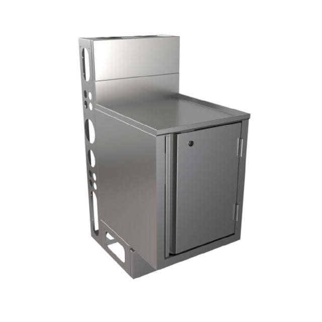 BK Resources UBC-DW-21-W18HL Top Shelf Underbar Cabinet Flat Top With Raised Edge