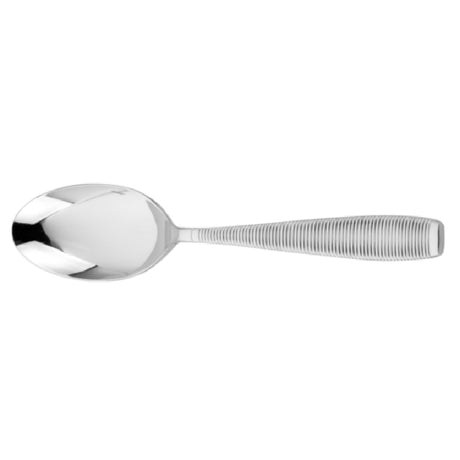 Steelite WLMAS03 Serving Spoon 8-7/8" Grooved Solid Handle