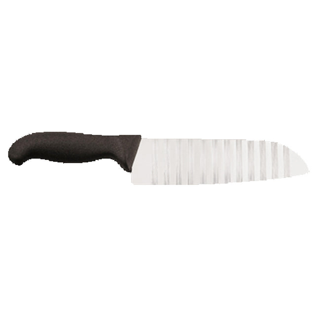 Paderno 18222-18 Santoku Japanese Knife 7-1/8" Steel & Carbon Alloy Forged Blade