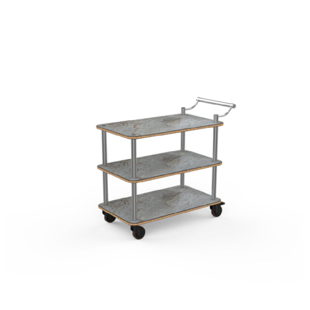 Steelite MGCRNX09GSXX Service Cart 41 1/2"W X 21"D X 36.0"H Mixed Materials