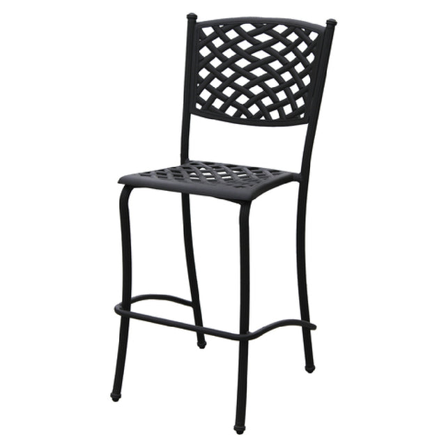 Plantation Prestige Commercial Furniture 8750300-0240 Madrid Bar Stool Stackable Armless