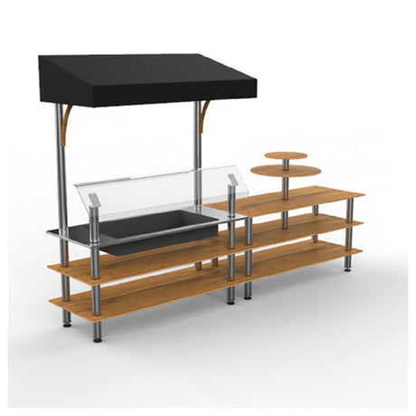 Steelite MGCMLE04BSBF - Display Station, Modular, Mogogo