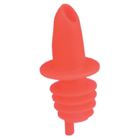 Spill-Stop 355-03 Spill-Stop® Speed Pourer Soft And Flexible Plastic Fluorescent Red (packed One Dozen Per Poly Bag One Gross Of One Color Per Carton = 144 Each Minimum Order 1 Gross)