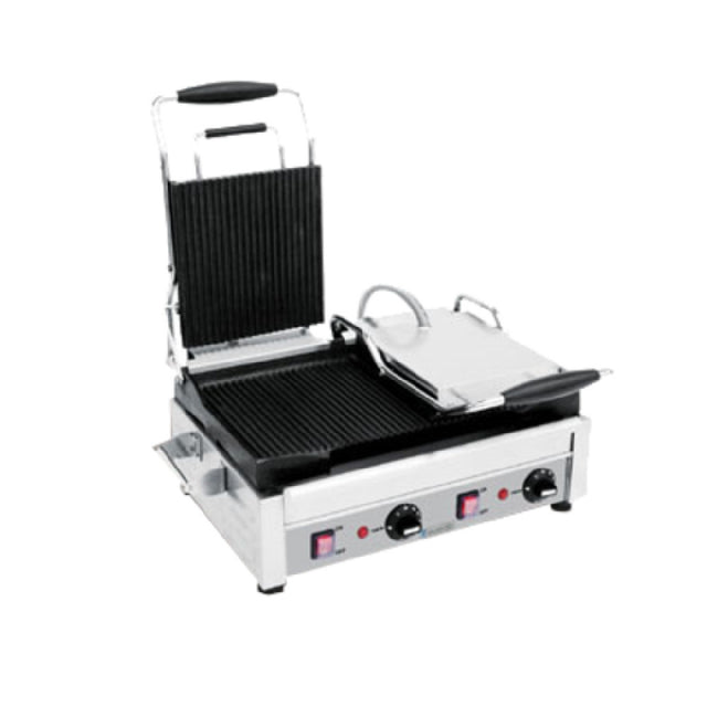 Eurodib SFE02360240 Panini Grill Double Flat Top & Bottom