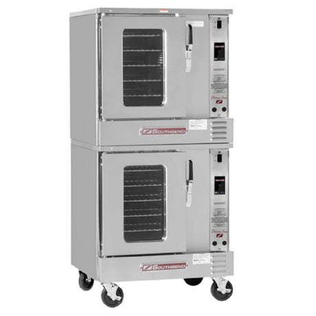 Southbend PCHG60S/T_NAT Platinum Double Convection Oven Half Size Gas 30000 BTU's Each