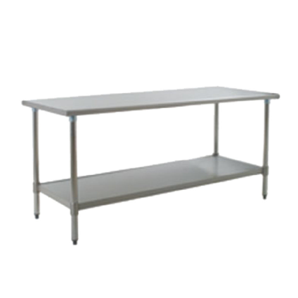 Eagle T3048SB-X Budget Series Work Table 48"W X 30"D 430 Stainless Steel Top