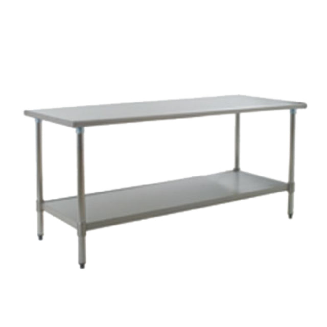 Eagle T2430SB-X Budget Series Work Table 30"W X 24"D 430 Stainless Steel Top