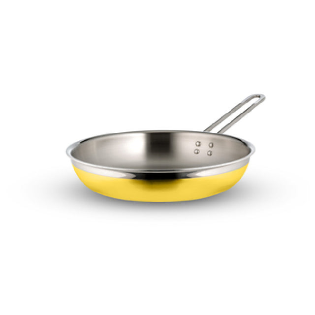 Bon Chef 71309-CF2-Y Country French X Saute Pan/Skillet 3 Qt. 4 Oz. 11-3/4" Dia. X 2-3/8"H