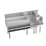 Krowne KR24-W60D-10 Royal Series Underbar Ice Bin/Cocktail Station With Blender & Liquor Stations