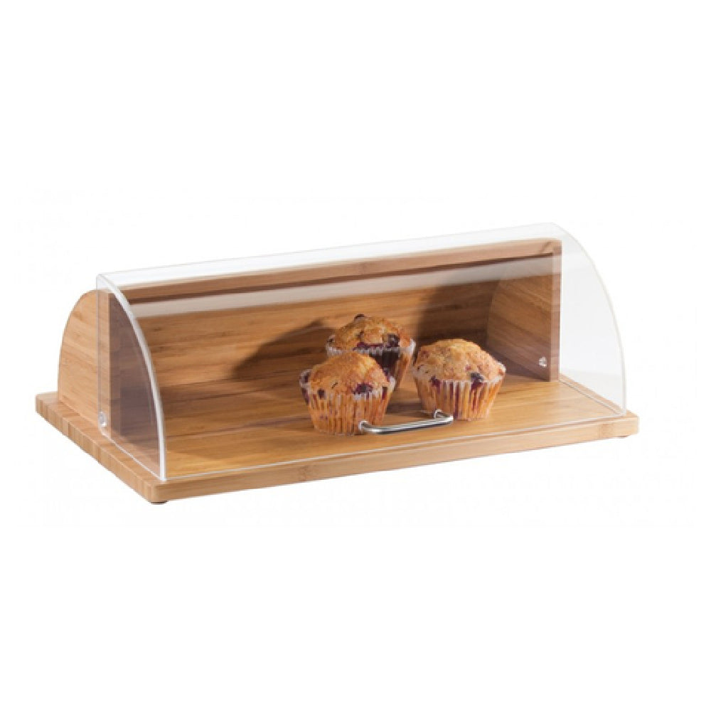 Cal Mil 1333-60 Bread Box 20"W X 11-1/2"D X 6-1/2"H Acrylic Roll Top Cover