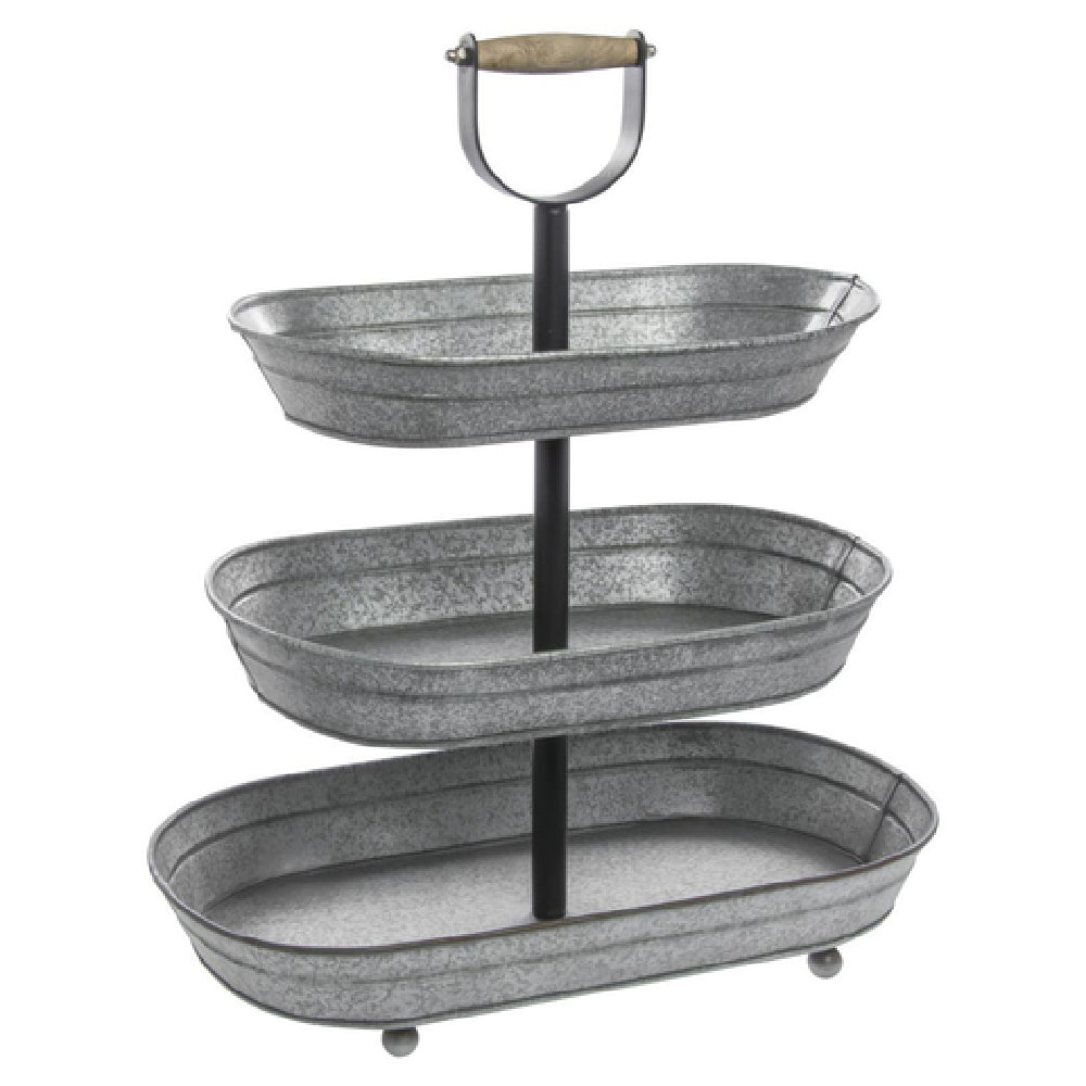 Hubert 35991 - Display Stand, 3-tier, 20" X 11-1/2" X 23"H