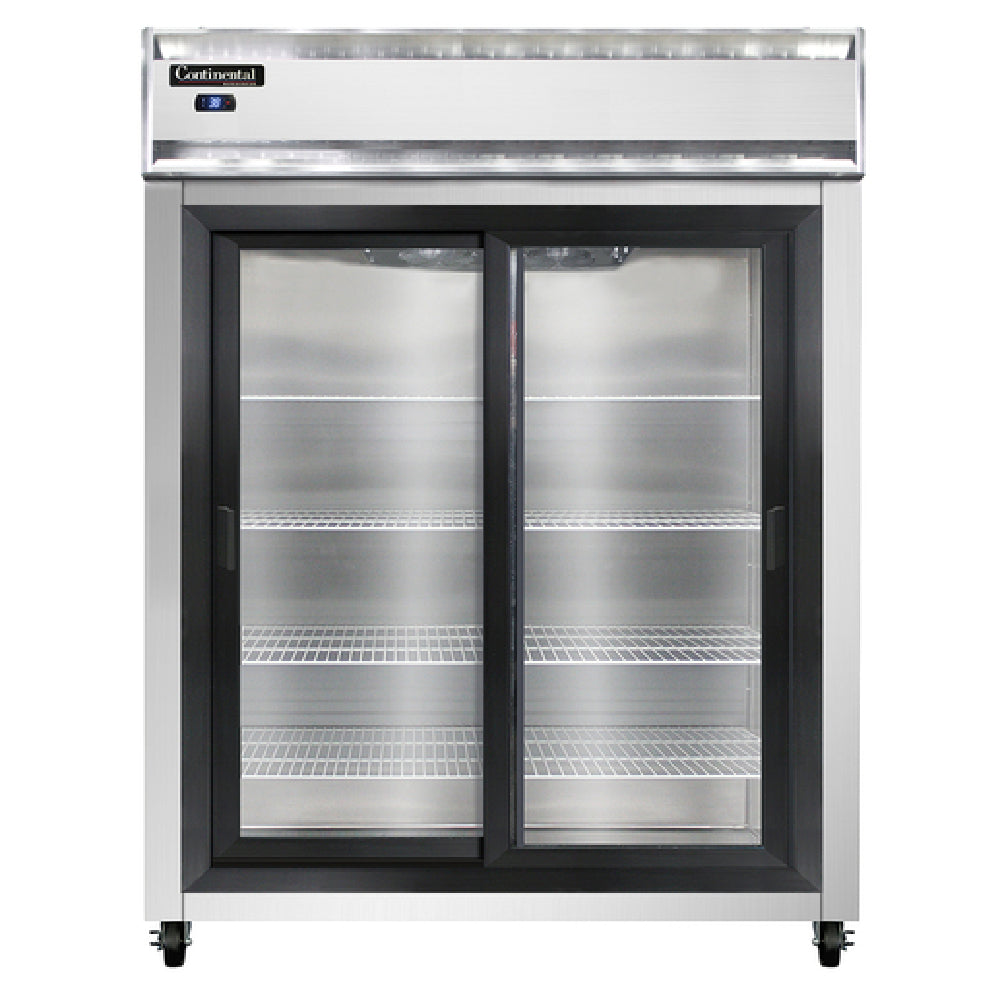 Continental Refrigerator 2RESNSGD Extra-Wide Refrigerator Reach-in 57"W