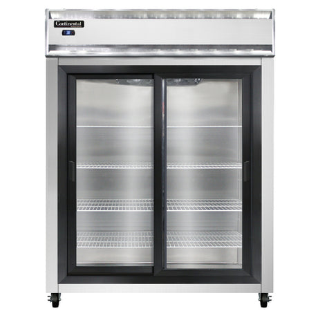 Continental Refrigerator 2RESNSGD Extra-Wide Refrigerator Reach-in 57"W
