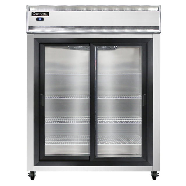 Continental Refrigerator 2RESNSGD Extra-Wide Refrigerator Reach-in 57"W