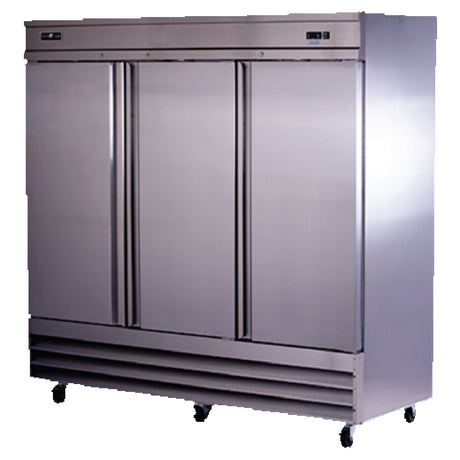 Spartan STR-72 Reach-In Refrigerator Three-section 72.0 Cu. Ft.