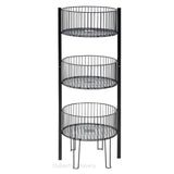 Hubert 60807 - QuickStack™ Dump Bin, 3-tier, 18" Dia. X 49-12/25"H