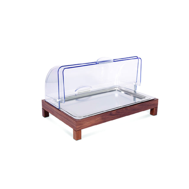 Service Ideas 15A11211 Ze Pe Buffet Stainless Roll Top Cloche Service Tray Roll Top