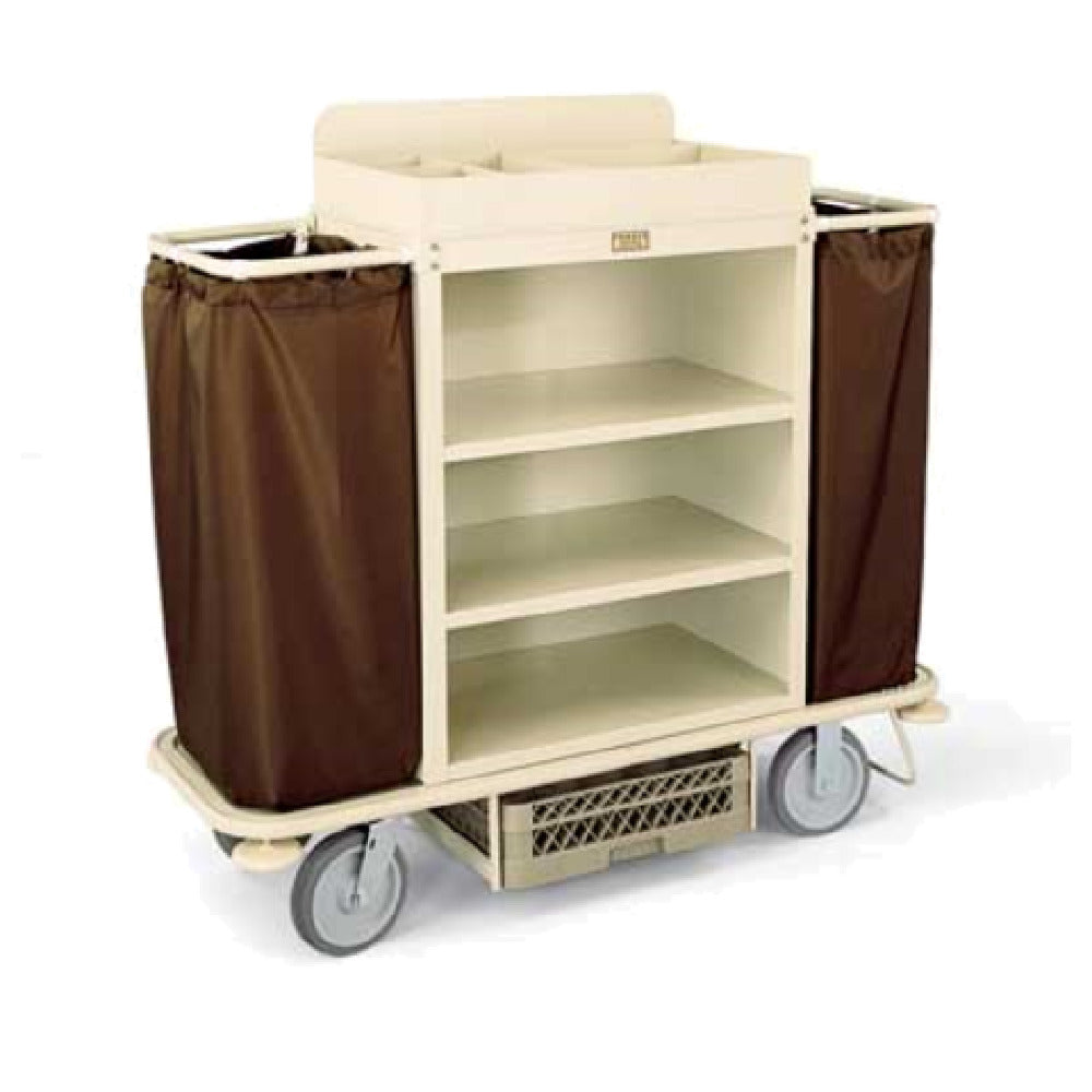 Forbes Industries 2148 Guest Room Attendant Cart 30"W X 19"D X 36"H Cabinet (3) Shelves