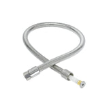 T&S Brass S-0024-H2A 18 3/8” Flexible Hose With 7/8-20 UN Female Outlet And 3/4-14 UN Female Inlet