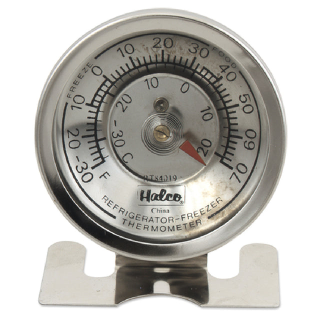 Browne Foodservice RT84019 Refrigerator/Freezer Thermometer 2-3/8" Dial 2-3/8"H