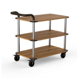 Steelite MGCRNX01BSXX Mogogo Buffet Solutions Roll'n Service Cart 41-1/2" X 21" X 36"H