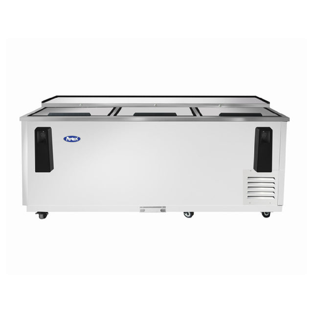 Atosa MBC80GR Atosa Bottle Cooler 80.5"W X 27.8"D X 36.62"H Self-contained Side Mount Refrigeration