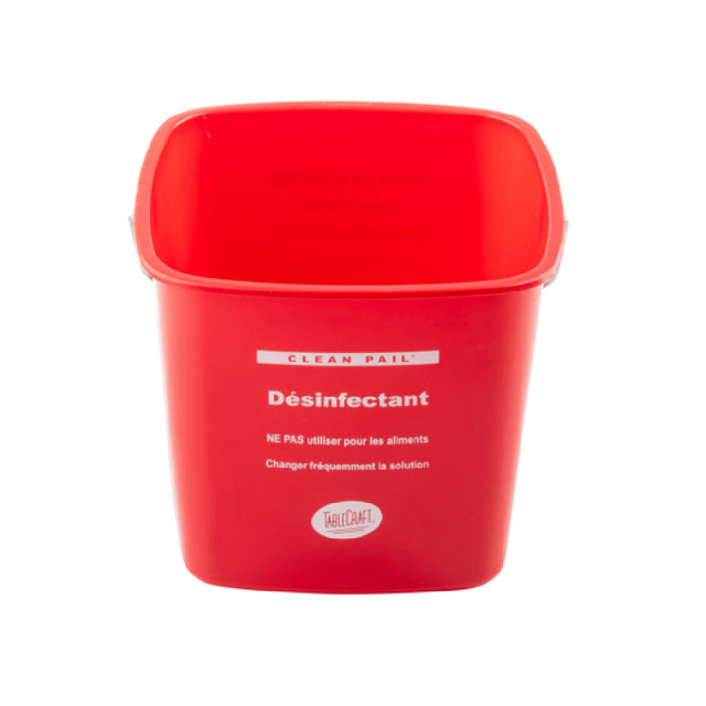 Tablecraft 12540 Cleaning Pail 6 Qt 8.75" X 8.25" X 7.375"