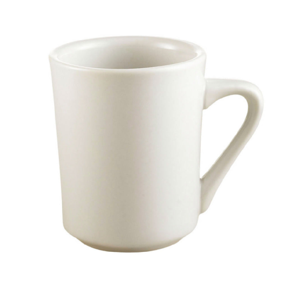 CAC China SI-8-W Franklin Sierra Mug 8 Oz. 3-3/8" Dia. X 4-1/4"H