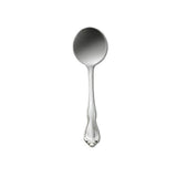 1880 Hospitality 1312SBLF Oneida® Bouillon Spoon 5-3/4" Scrollwork Grooved Handle